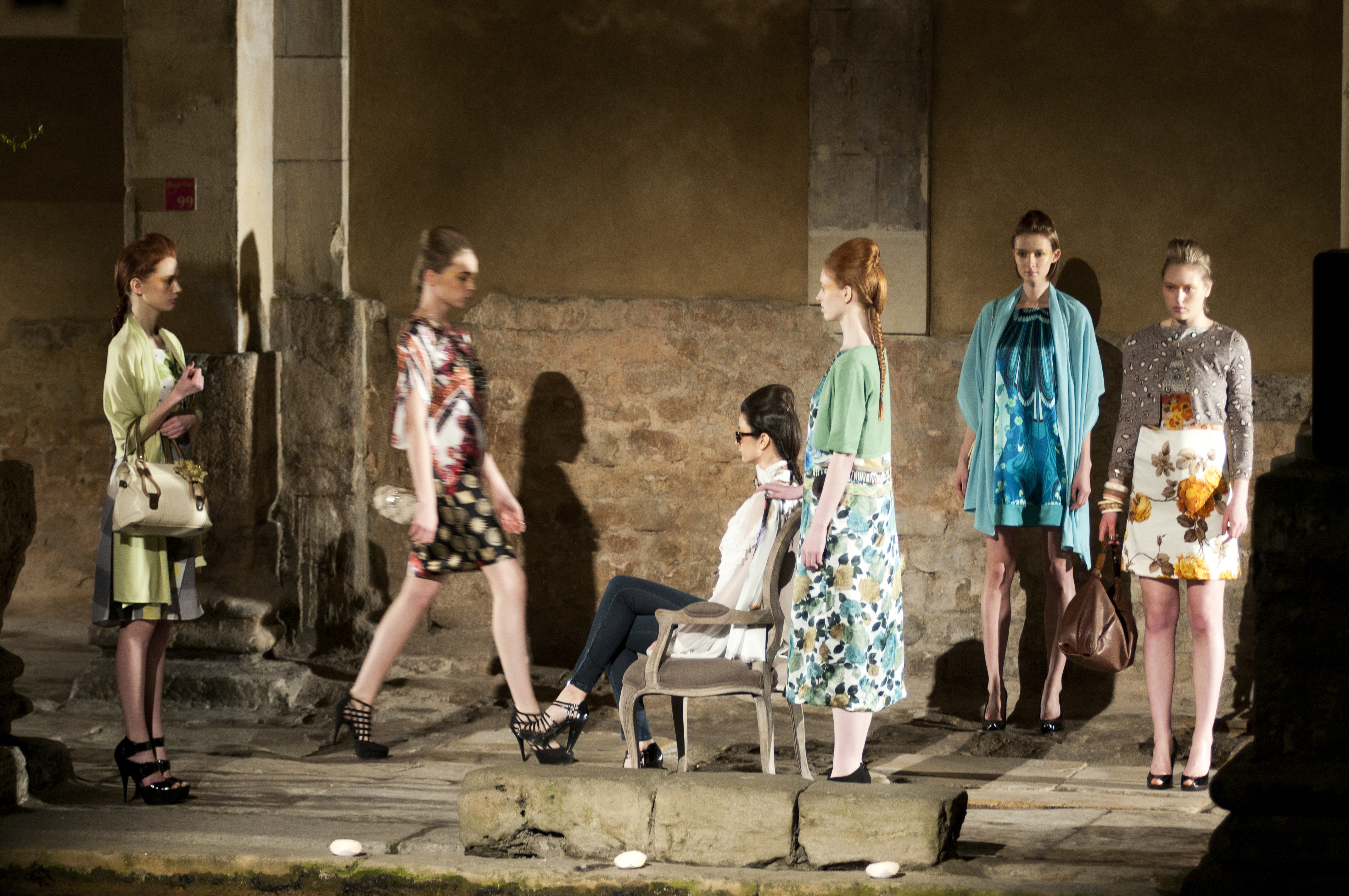 Roman Baths fashion show