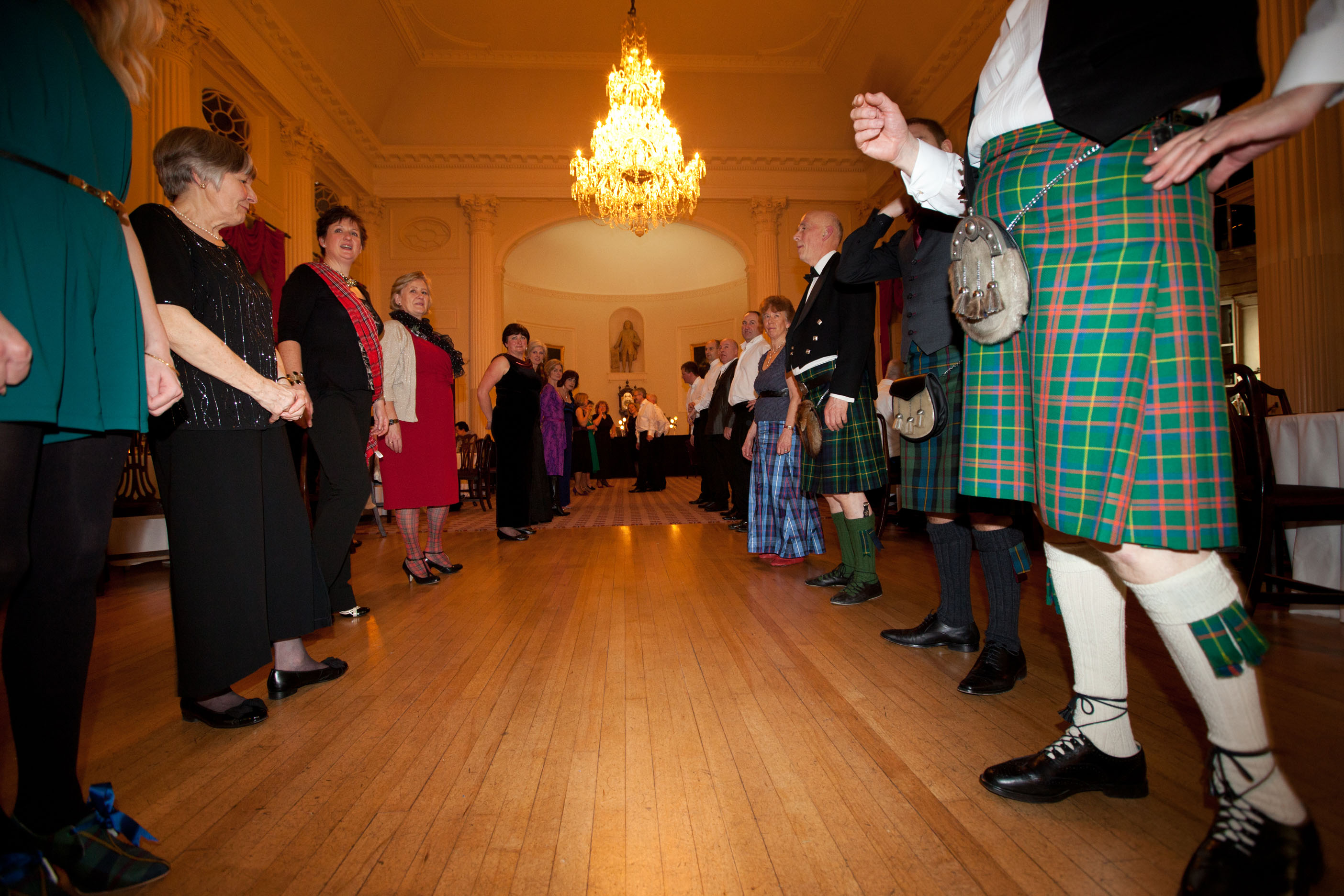 Burns Night celebration in the Pump Room