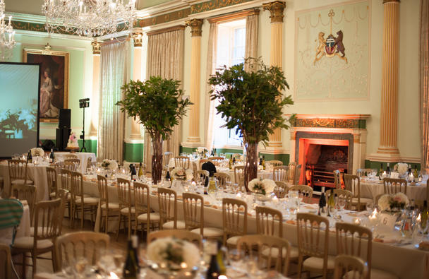 Guildhall Banqueting Room dinner set up