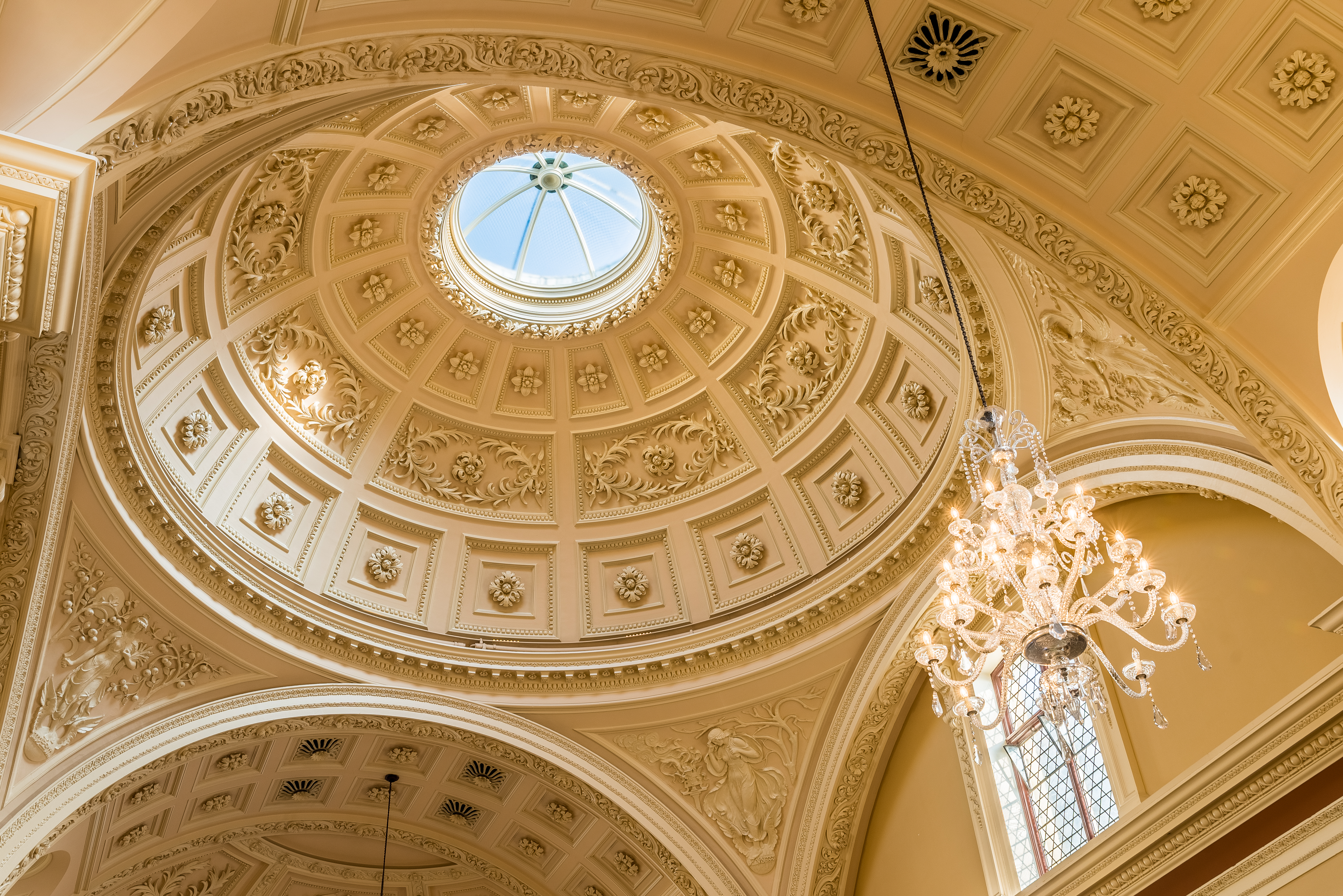 Reception Hall ceiling