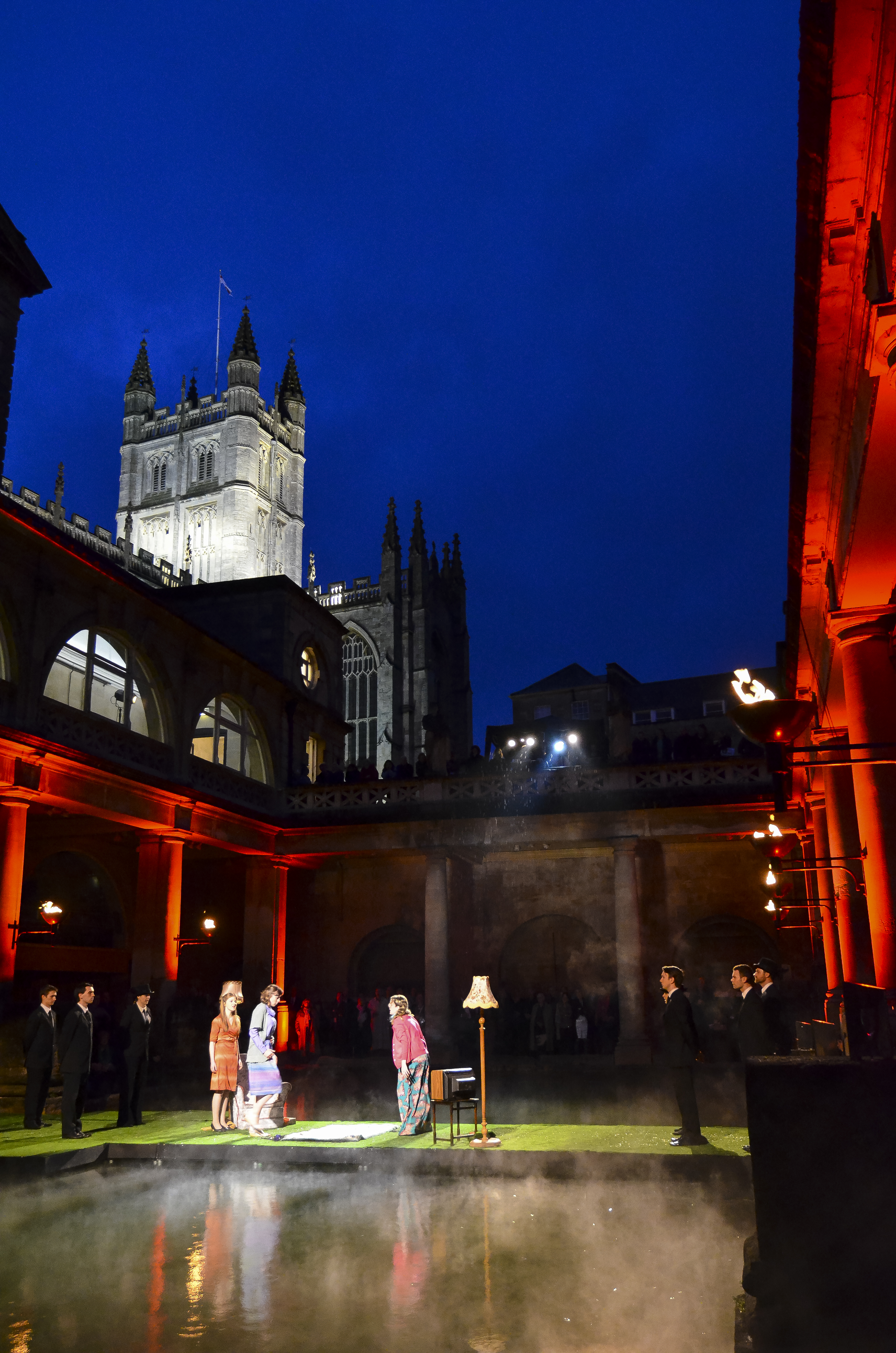 Opera performance at the Roman Baths