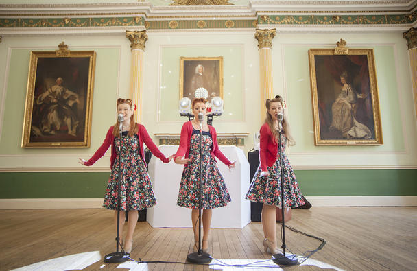 Performers in the Banqueting Room