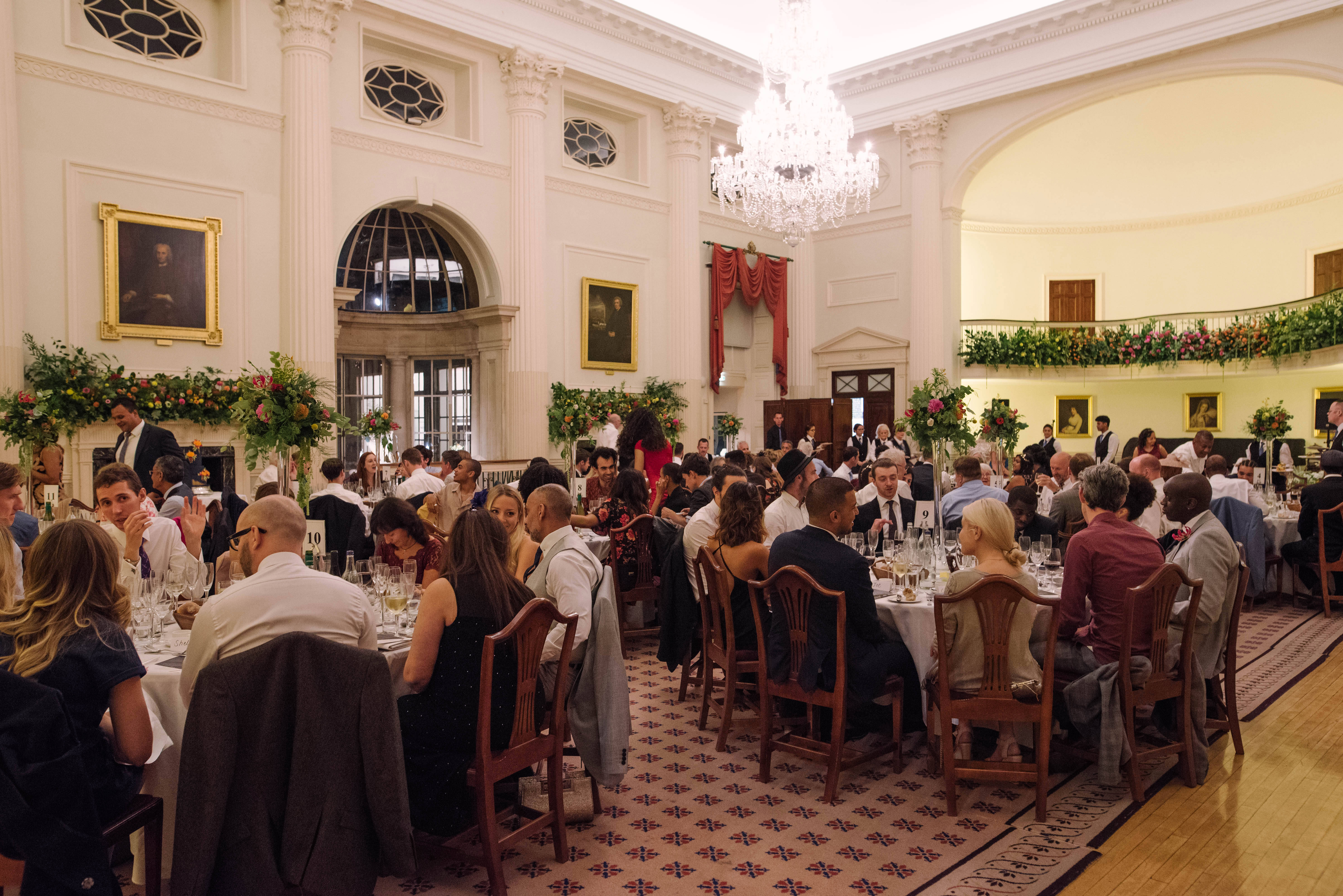 Wedding reception in the Pump Room, Amy Sanders