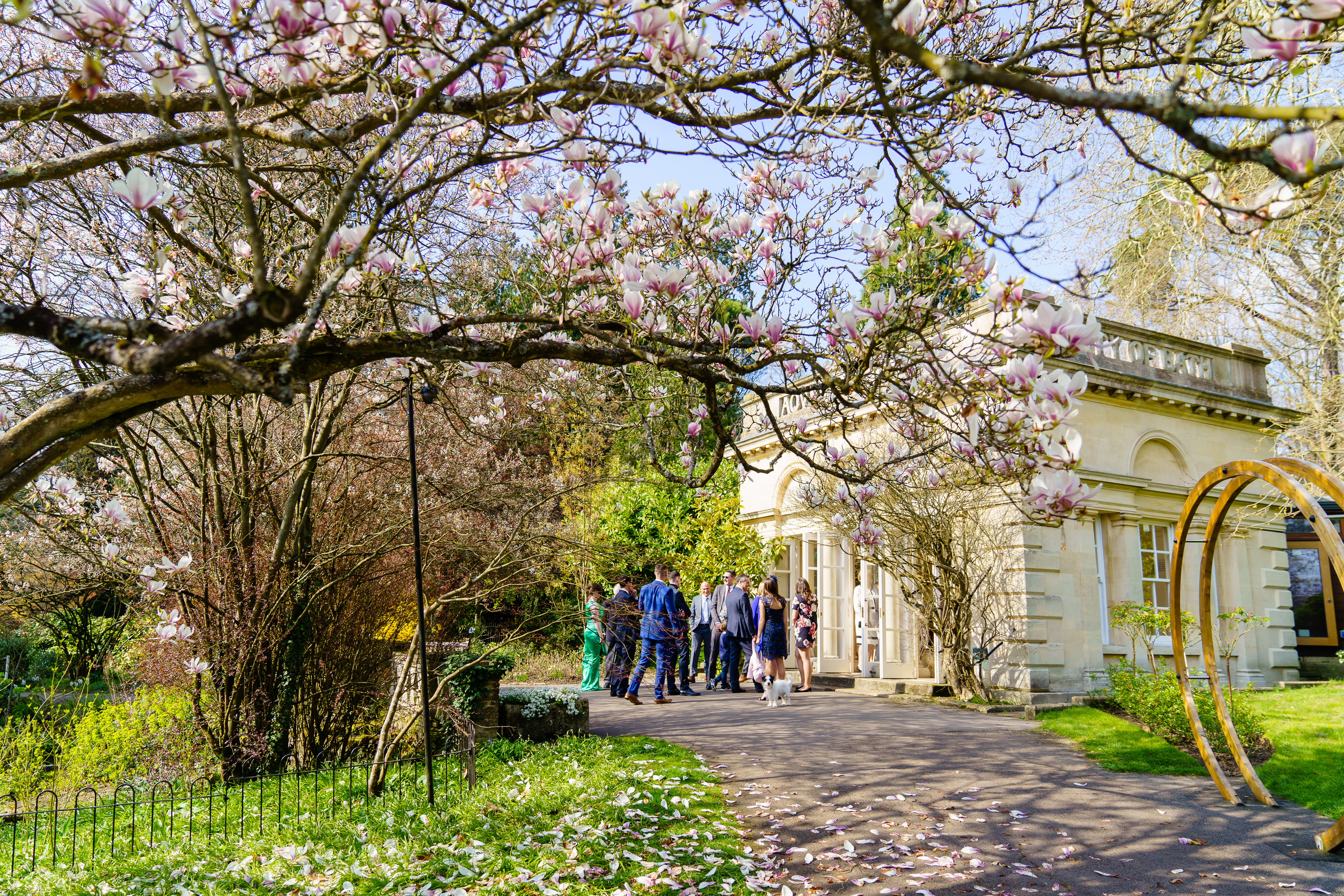 The Temple of Minerva in Spring