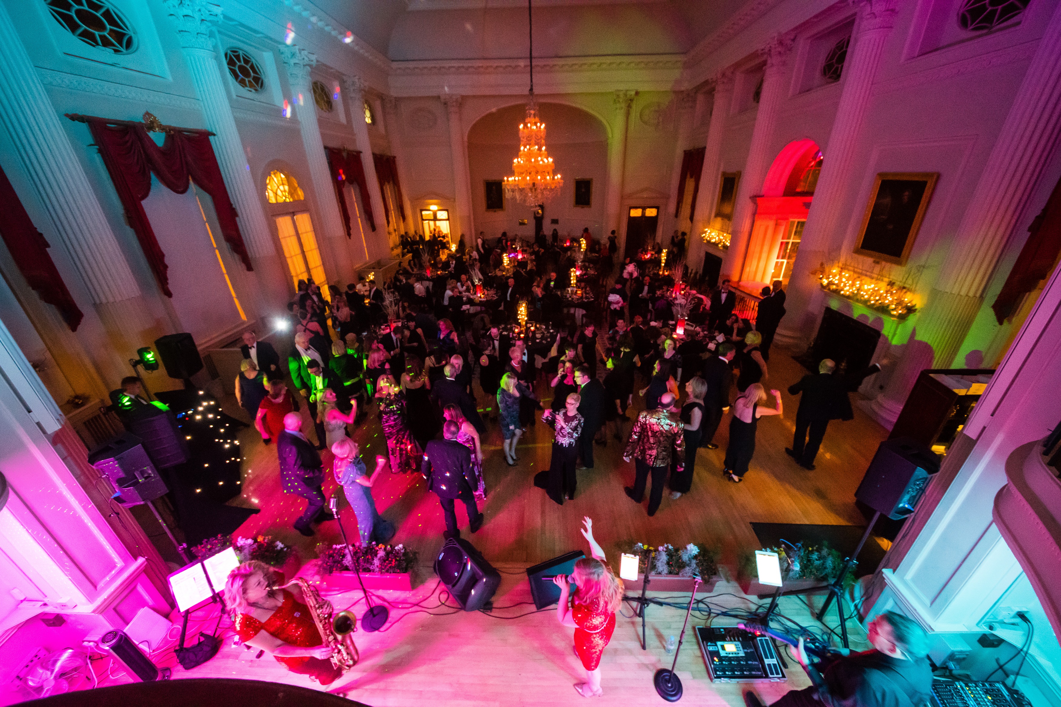 Christmas disco in the Pump Room, Paolo Ferla Photography