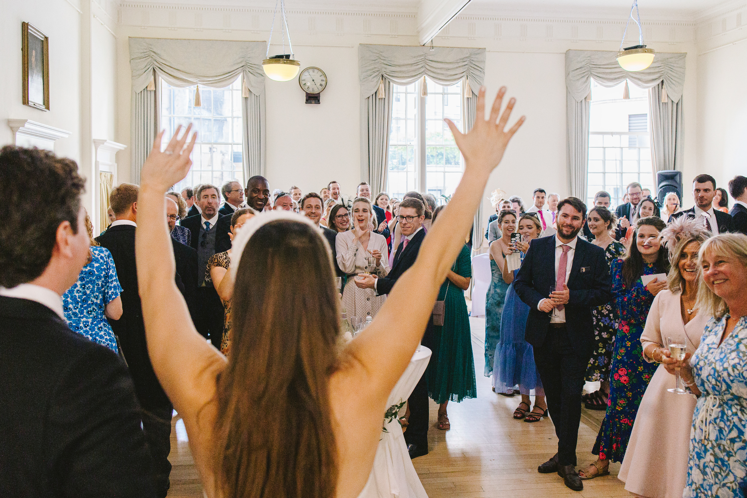 Drinks reception in the Brunswick Room, Mark Leonard Photography