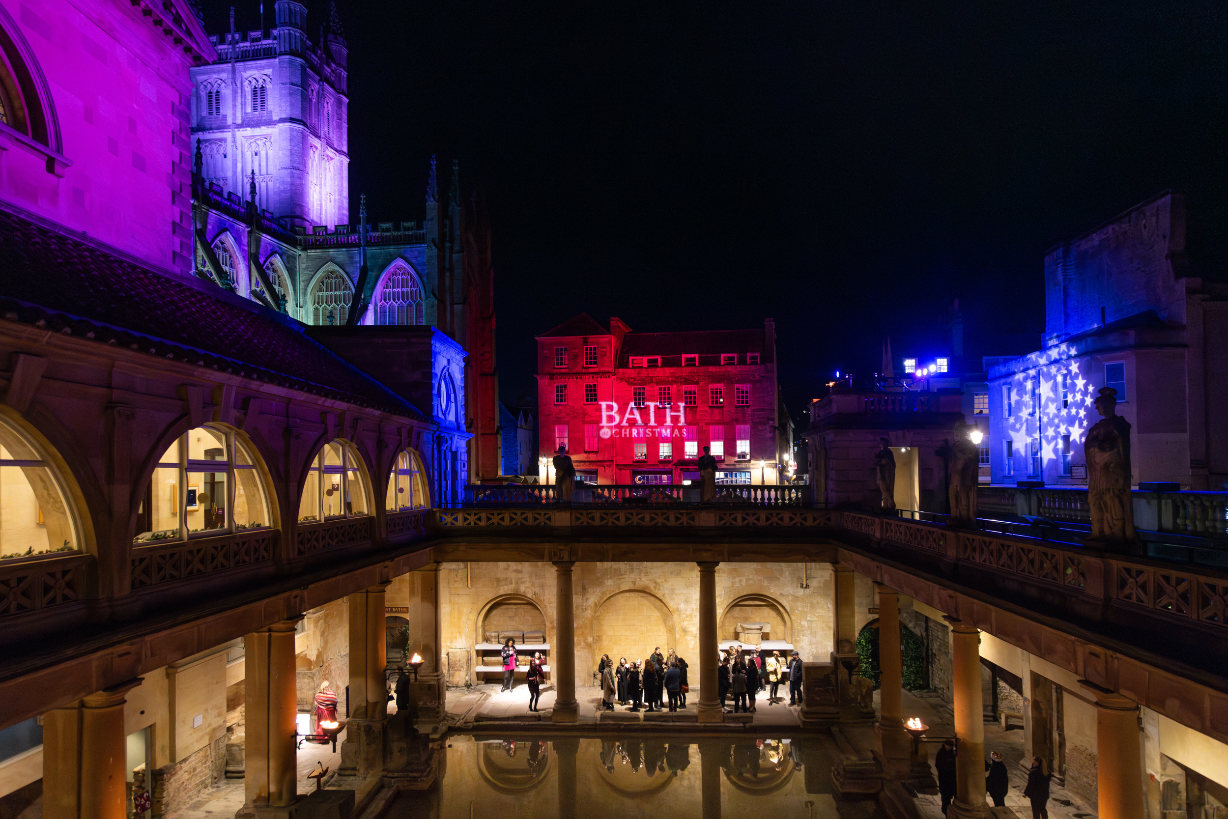 Drinks reception at the Roman Baths, Guy Traynor