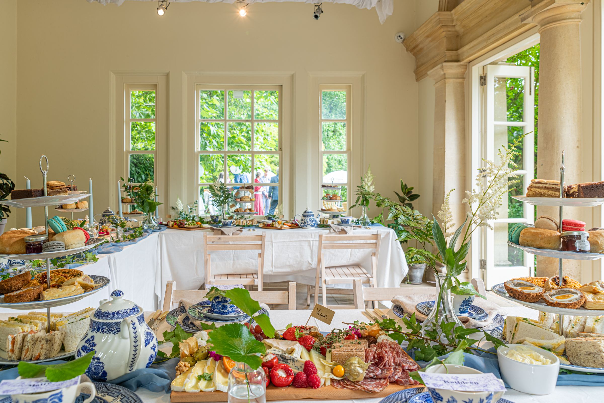 Afternoon tea in the Temple of Minerva