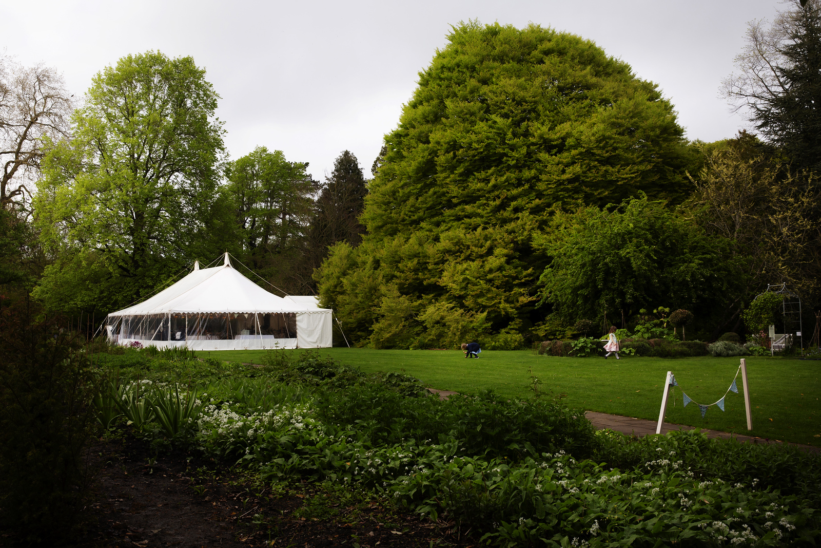 Marquee in the Botanical Gardens