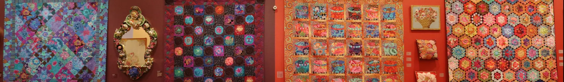 Image: quilt exhibition, Victoria Art Gallery